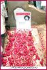 Last resting place of Shaheed Nasir Abbas at Sakhi Hassan cemetery, Karachi