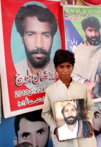 Ali Haider Baloch, in search of his father.