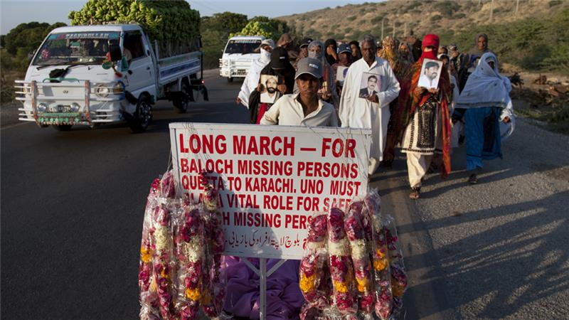 پاکستان کے شورش زدہ صوبے بلوچستان میں بہت سے لوگ لاپتہ ہو ئے ہیں [شکیل عادل / اے پی] 